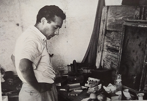 Bruno Cassinari ad Antibes negli anni Cinquanta